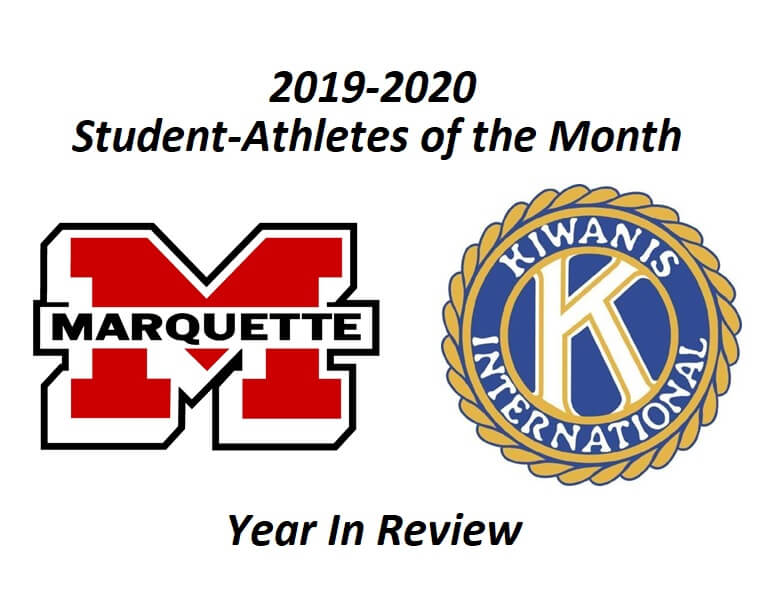 Year In Review:  2019-20 Kiwanis Student-Athletes of the Month